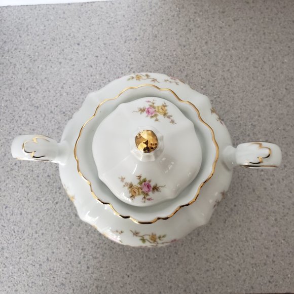 JOHANN HAVILAND Sugar Bowl & Lid Michele - Picture 5 of 9